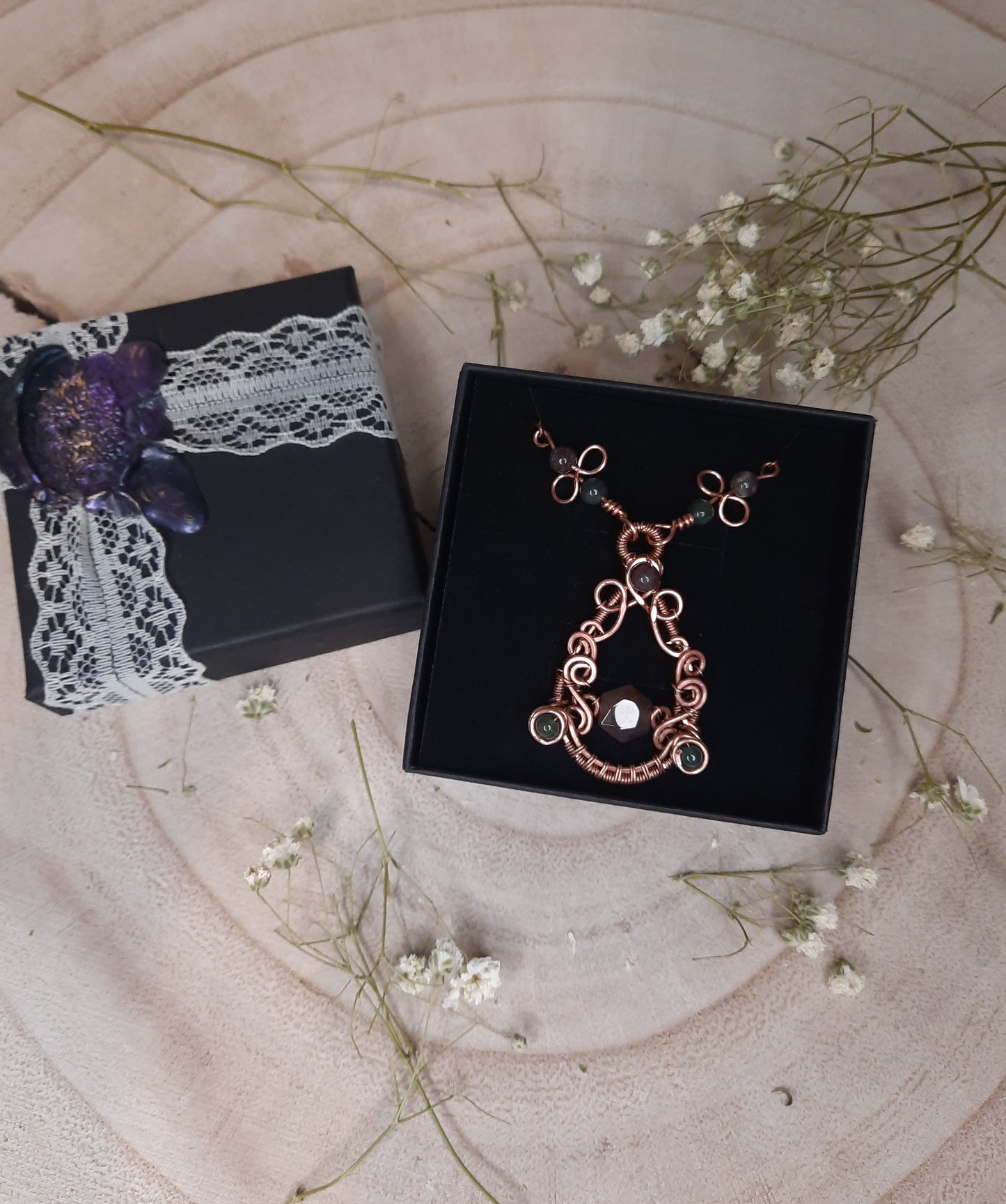 Spinning Stone Pendant