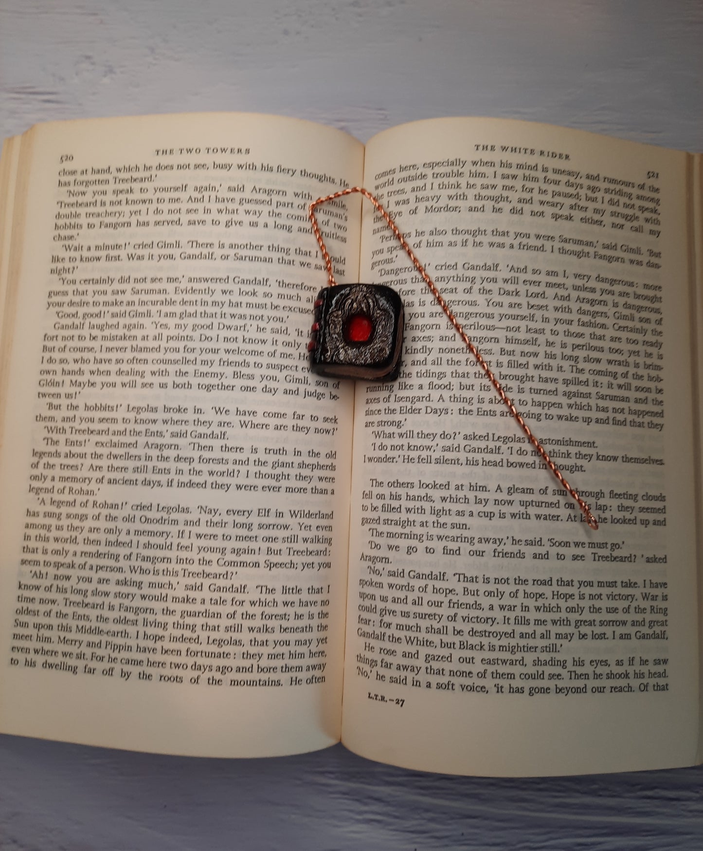 Red Stone Book Marker