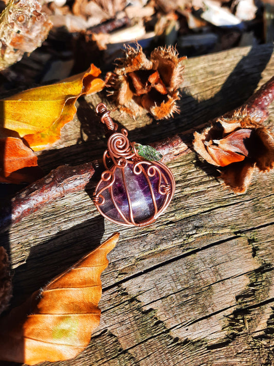 Fluorite Pumpkin