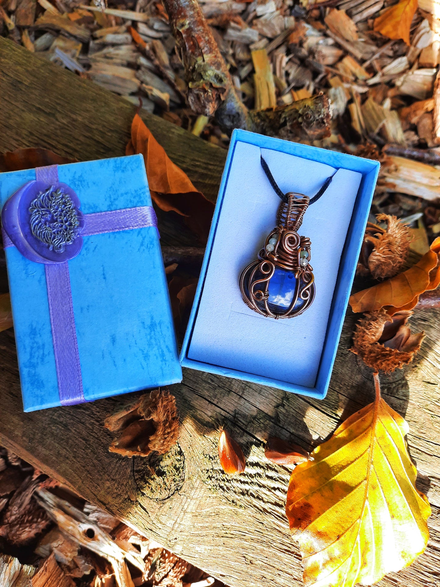 Blue Labradorite Pumpkin