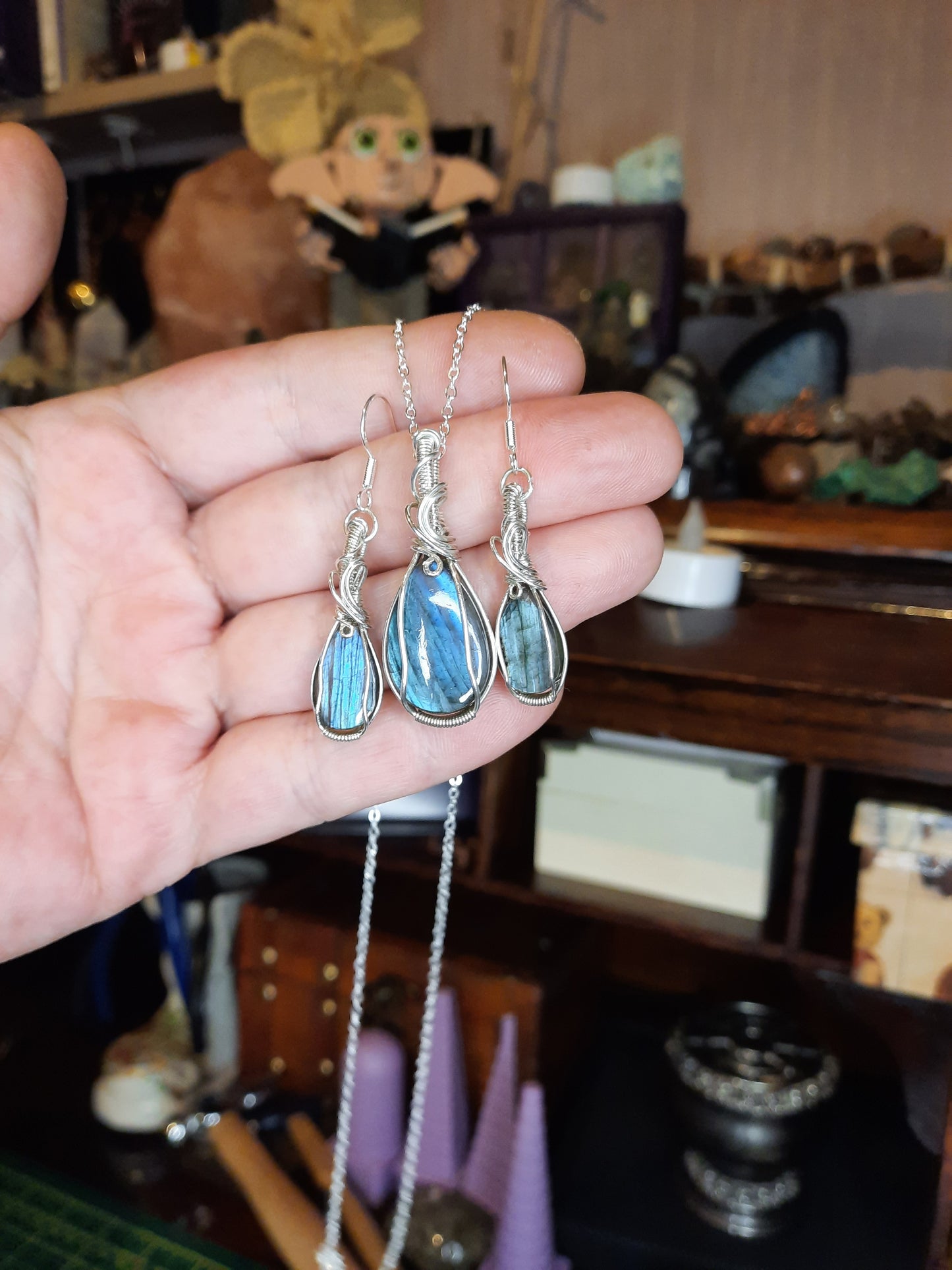 Blue Labradorite Set