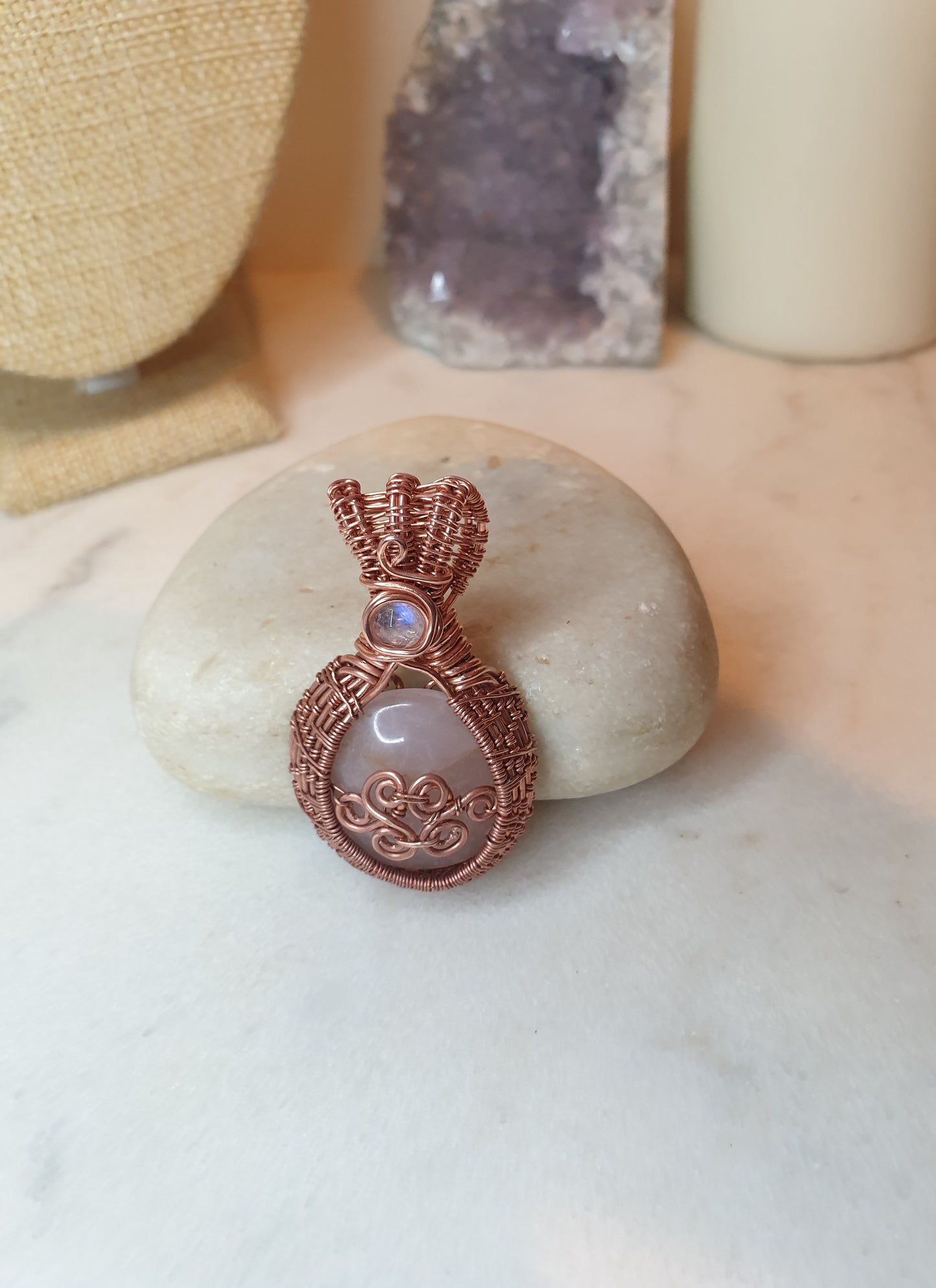 Serch Bythol Rose Quartz Pendant