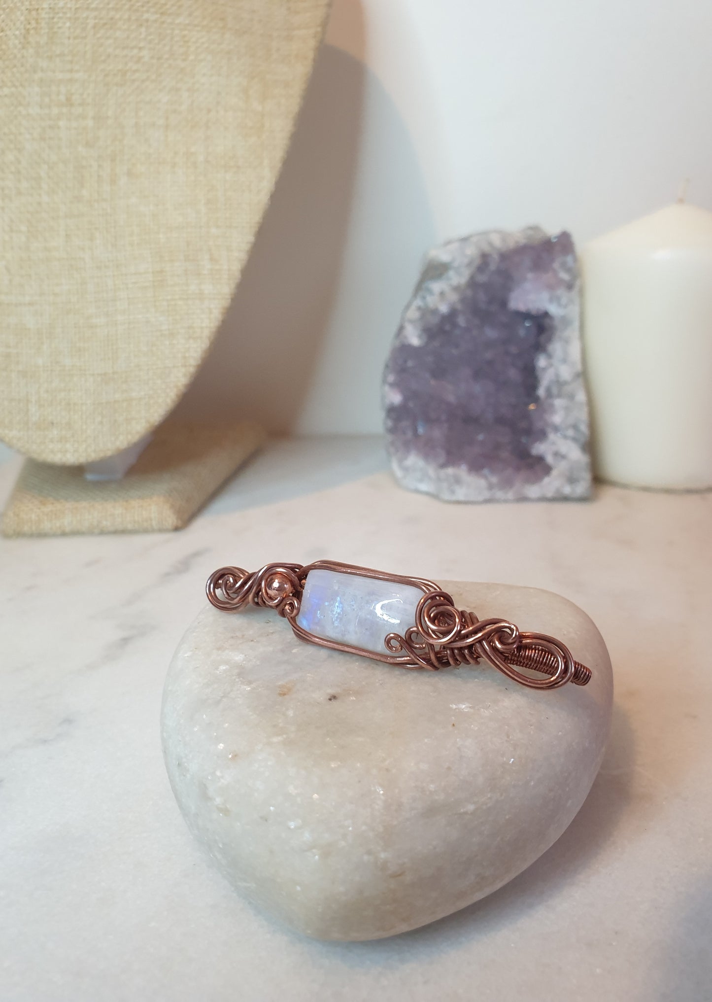 Rainbow Moonstone Pendant/Bracelet