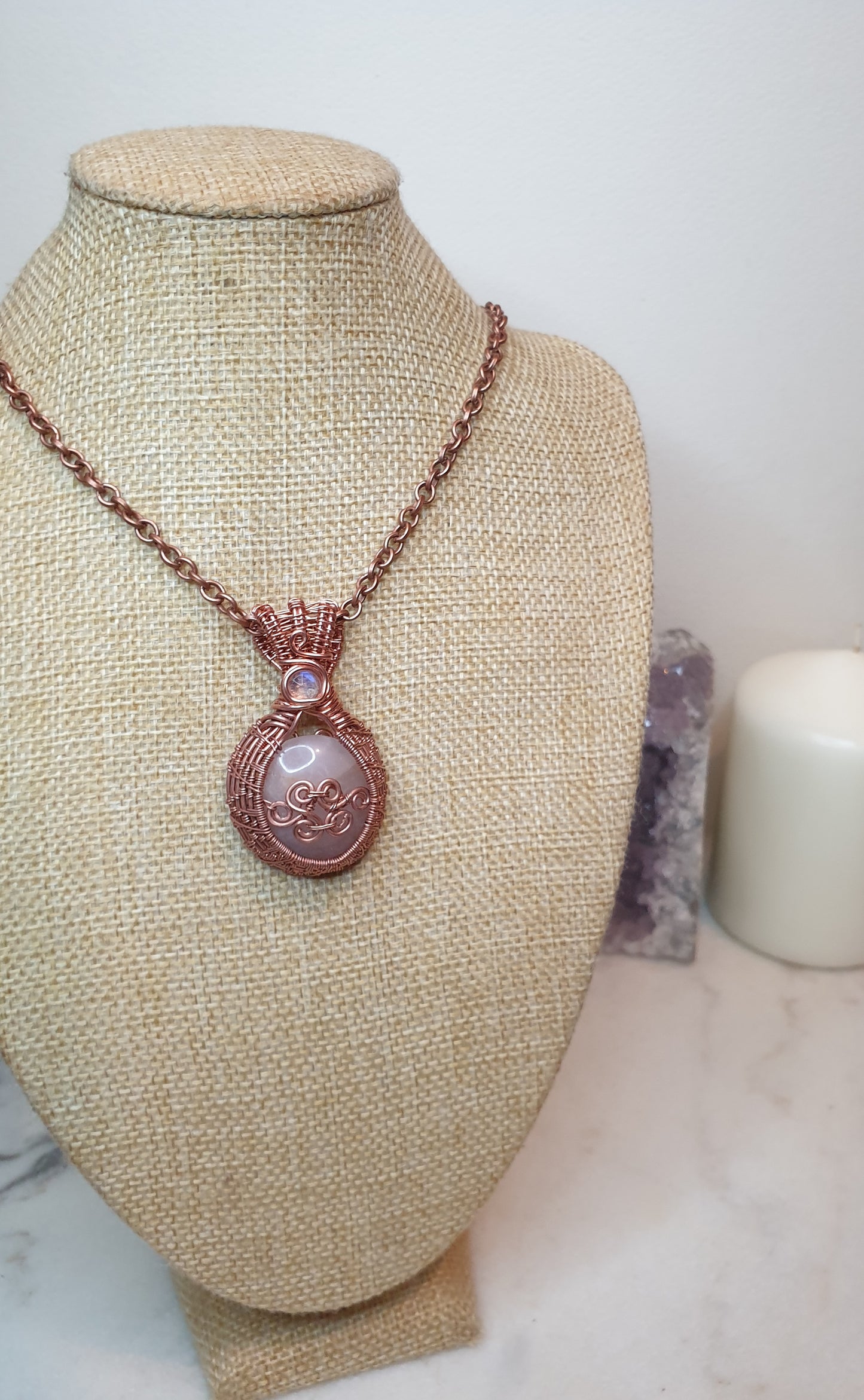 Serch Bythol Rose Quartz Pendant