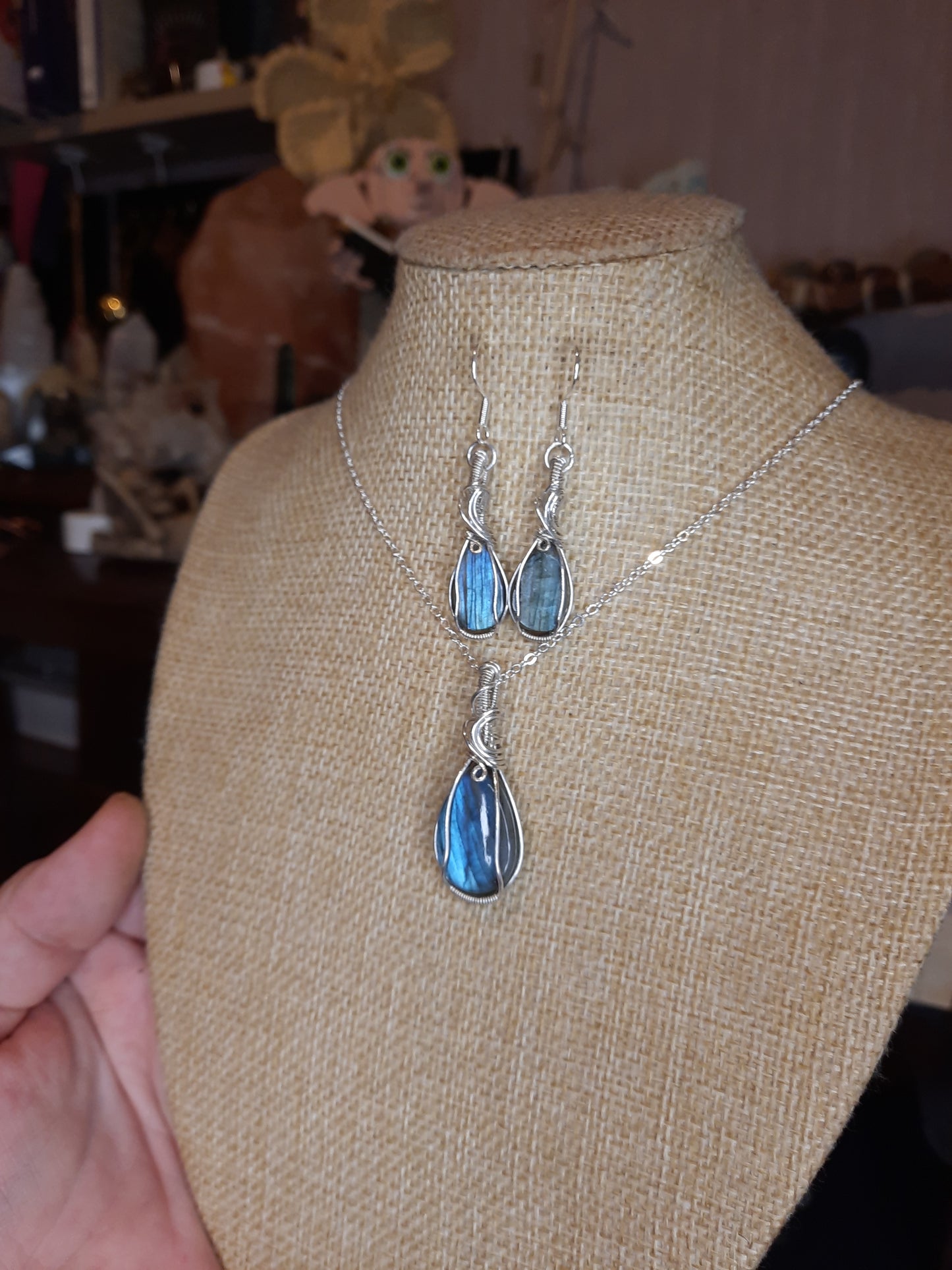 Blue Labradorite Set