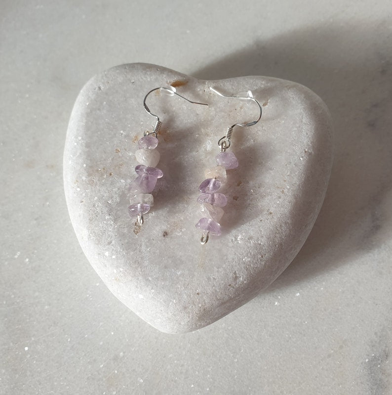 Amethyst jewellery set